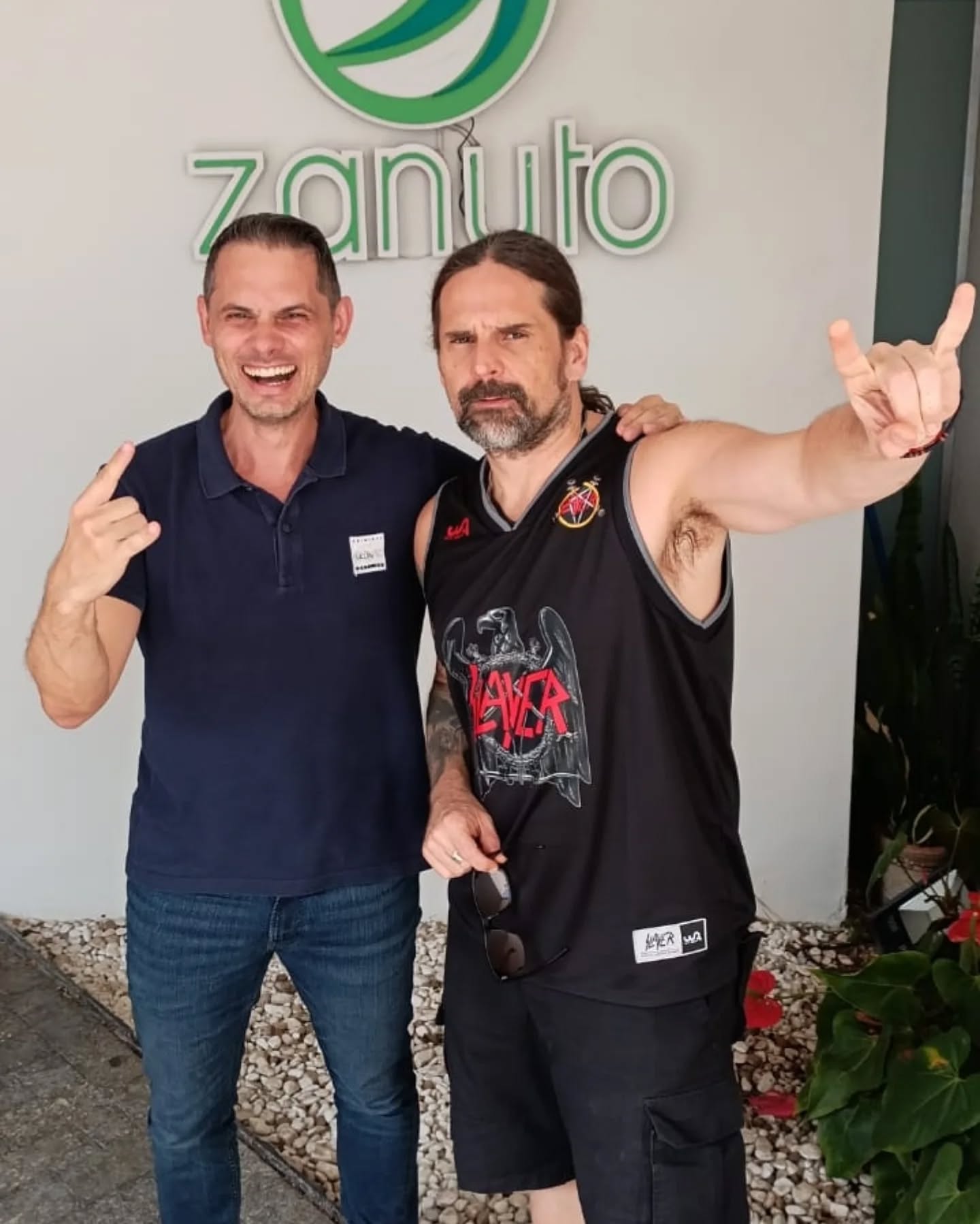 Uma visita especial: Andreas Kisser na Clínica Zanuto