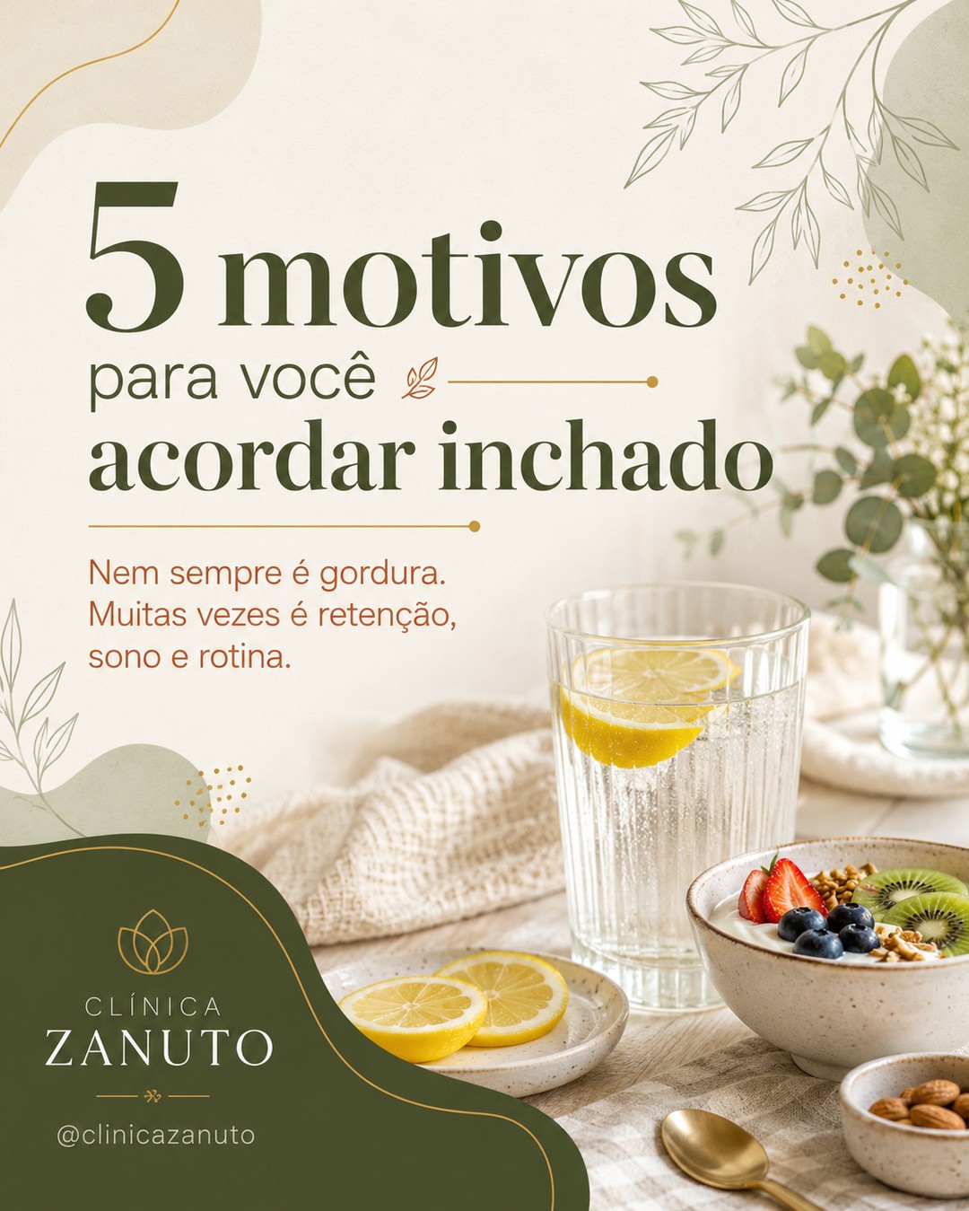 Acordou inchado? O peso não conta tudo