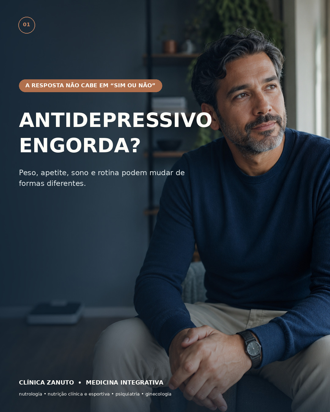 Antidepressivos e peso: cada caso tem seu contexto