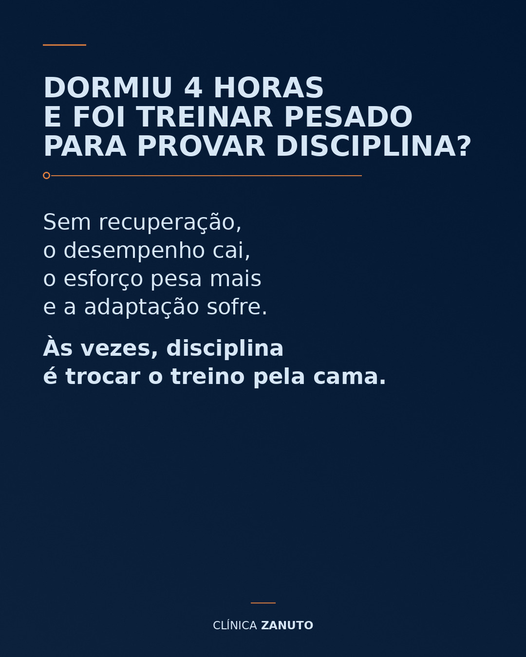 Sono e músculos: o papel da recuperação