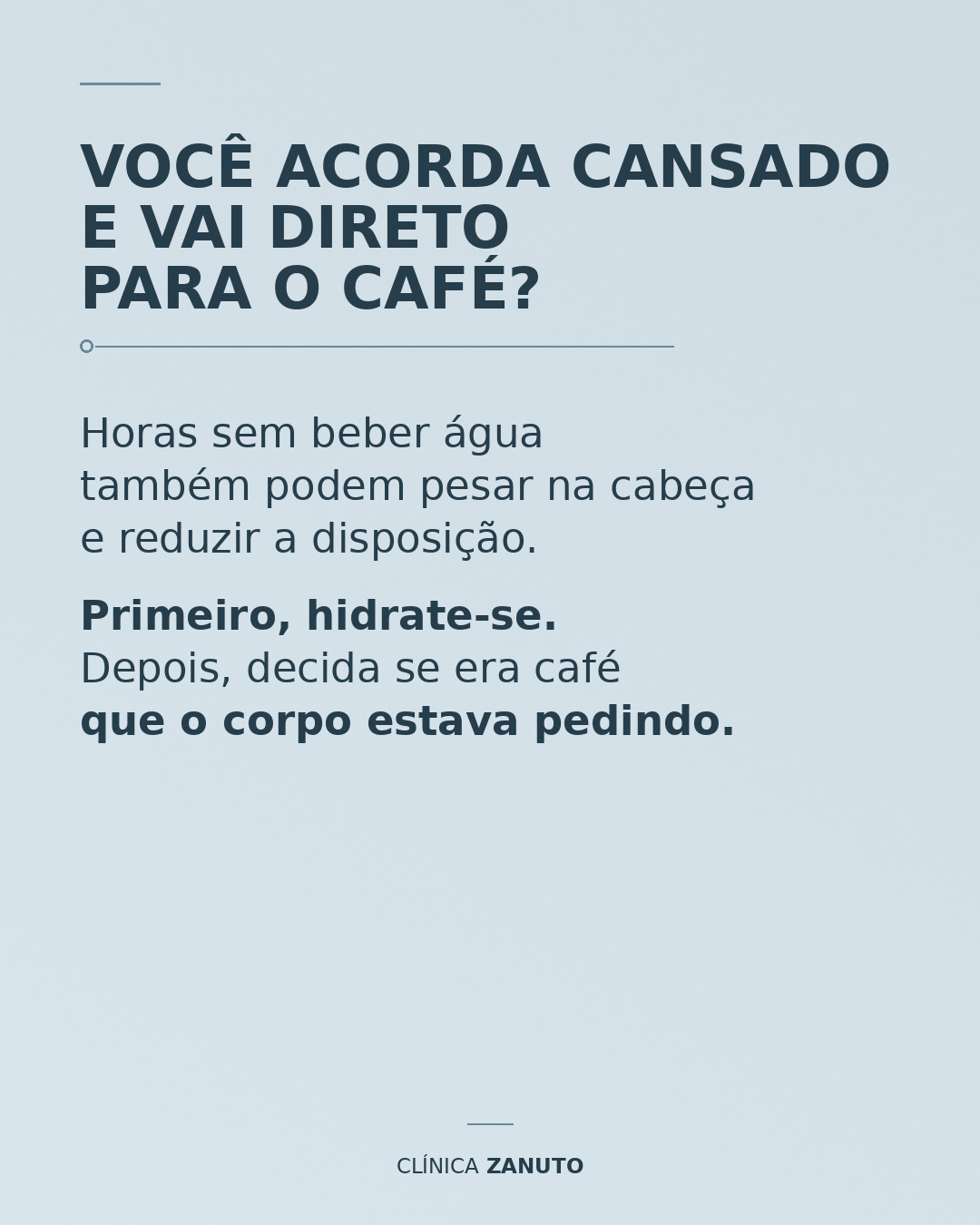 Hidratação pela manhã: atenção à rotina