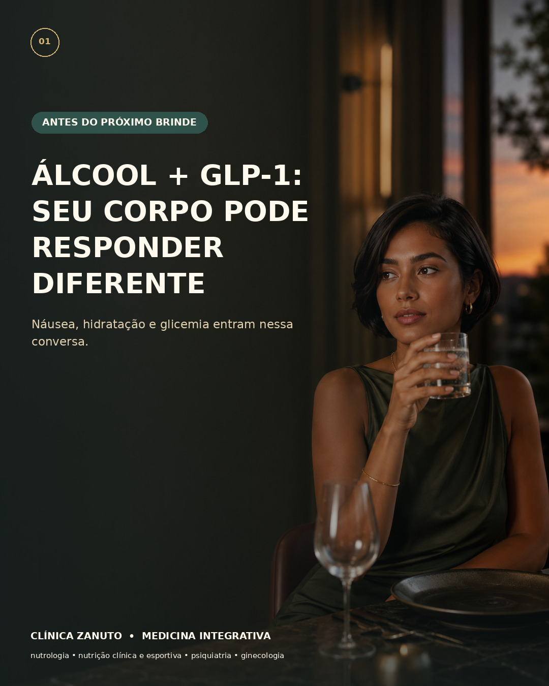 Álcool e GLP-1: por que a avaliação é individual