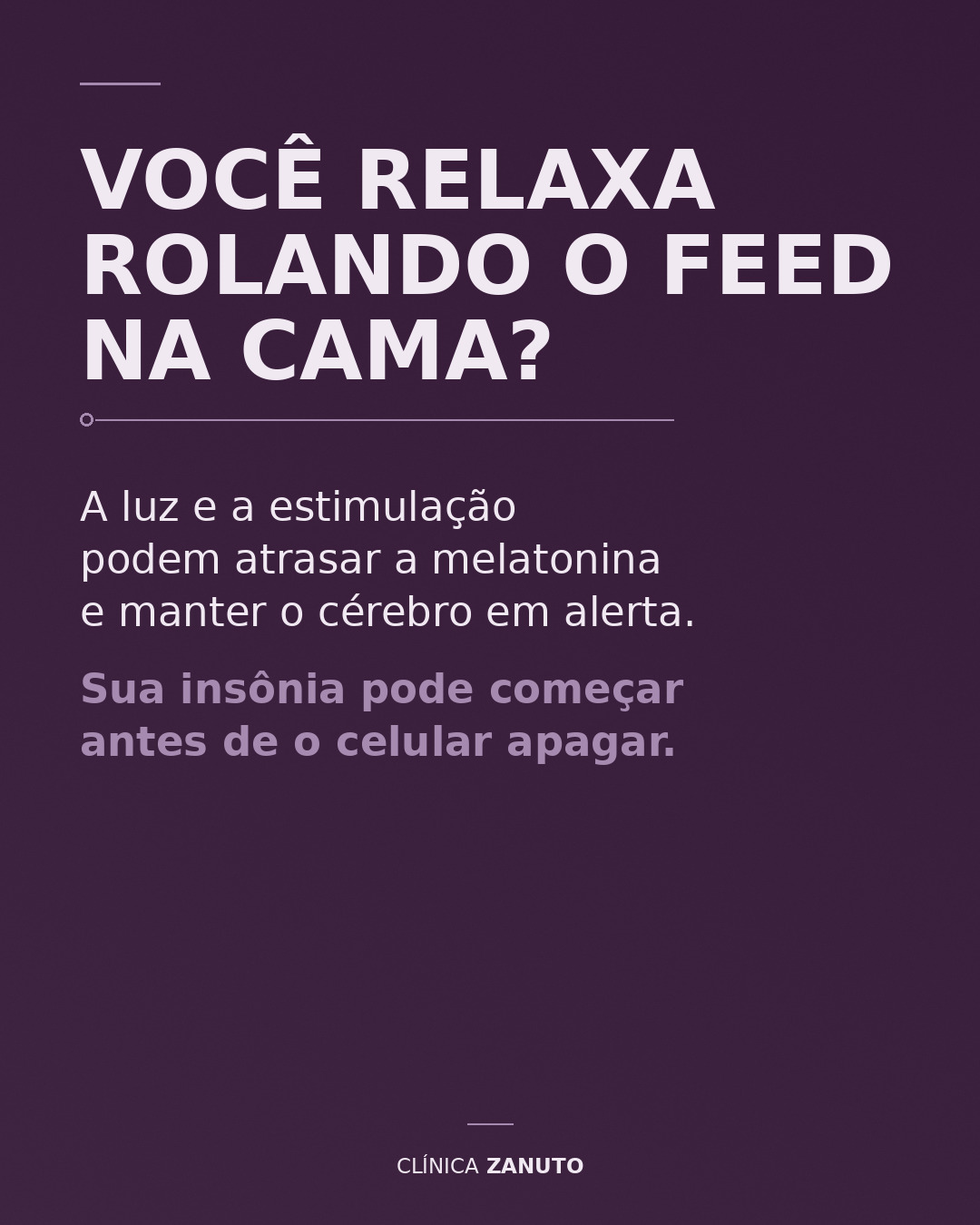 Telas à noite: uma conversa sobre luz e sono