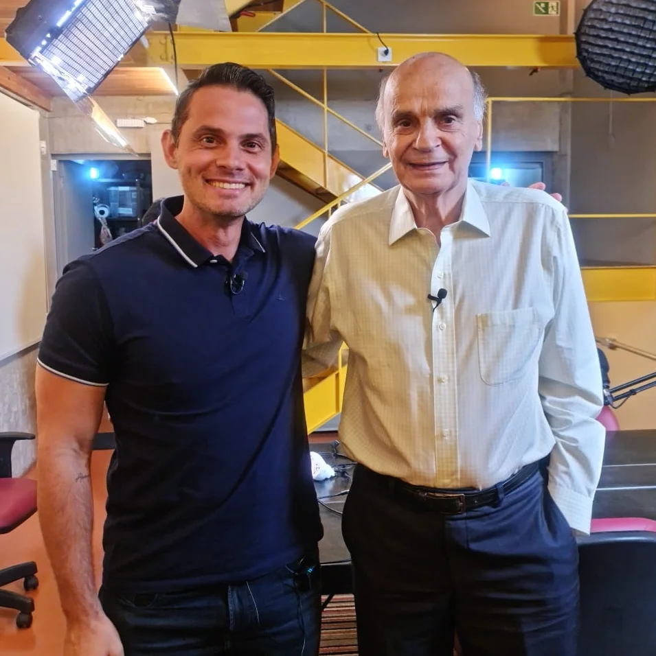 Ricardo Zanuto com Dr. Drauzio Varella: força e saúde ao longo da vida